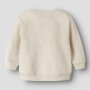 name it angerautes Sweatshirt- Kätzchen peyote melange