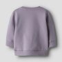 name it angerautes Sweatshirt- Kätzchen lavender gray