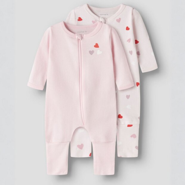 nameit 2er Pack Schlafanzug - Herzchen carinaria with ballerina