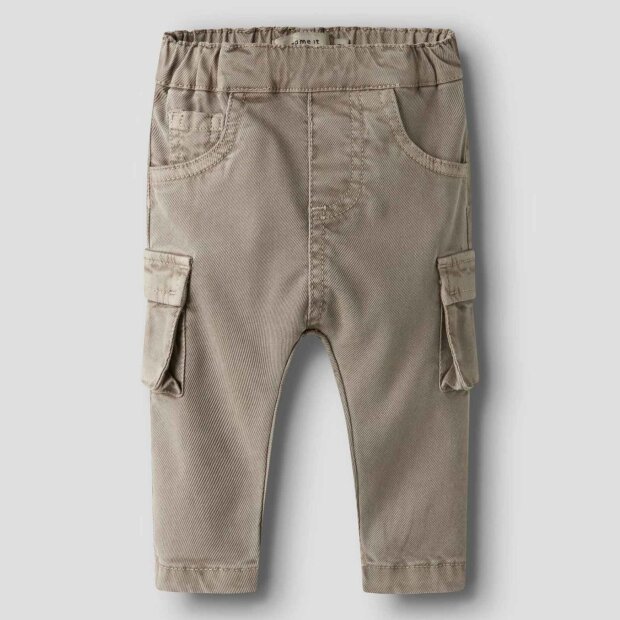 nameit Baby baggy fit Cargo Hose - Chinchilla