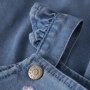 nameit Baby jeans Kleidchen Blümchen - denim blue