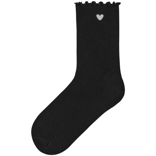 name it Socken Herzchen - black