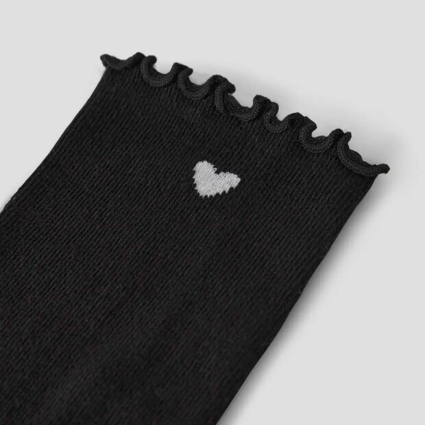name it Socken Herzchen - black
