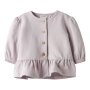 nameit Baby angeraute Sweatjacke - lilac marble