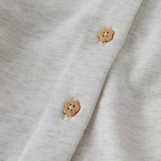 nameit Baby angeraute Sweatjacke - peyote melange
