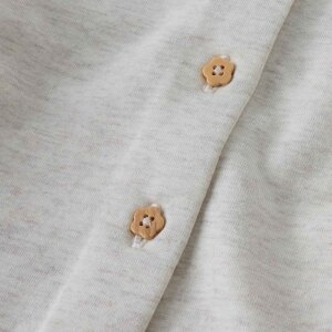 nameit Baby angeraute Sweatjacke - peyote melange