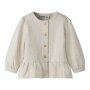 nameit Baby angeraute Sweatjacke - peyote melange