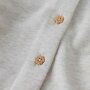 nameit Baby angeraute Sweatjacke - peyote melange