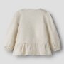 nameit Baby angeraute Sweatjacke - peyote melange