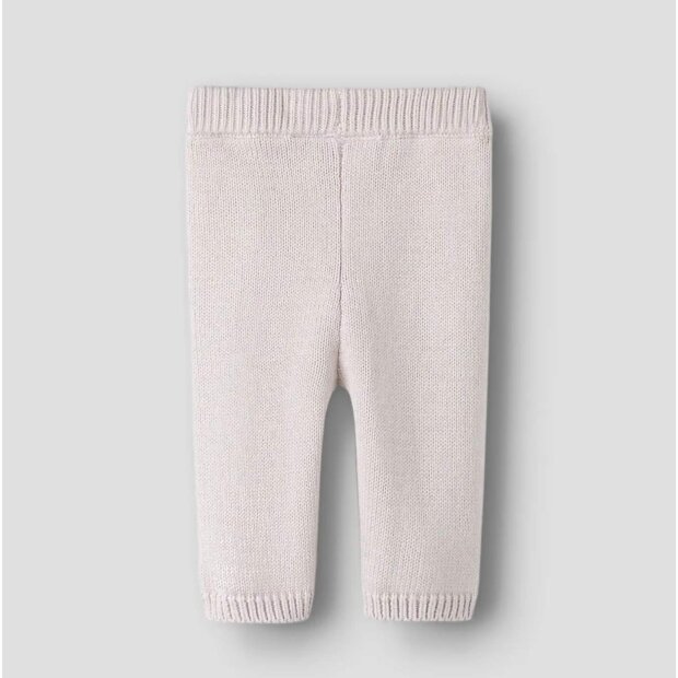 nameit Baby Strickhose Blümchen - Lilac Marble