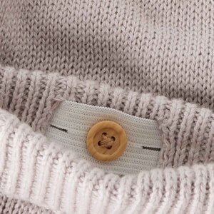 nameit Baby Strickhose Blümchen - Lilac Marble