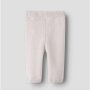 nameit Baby Strickhose Blümchen - Lilac Marble