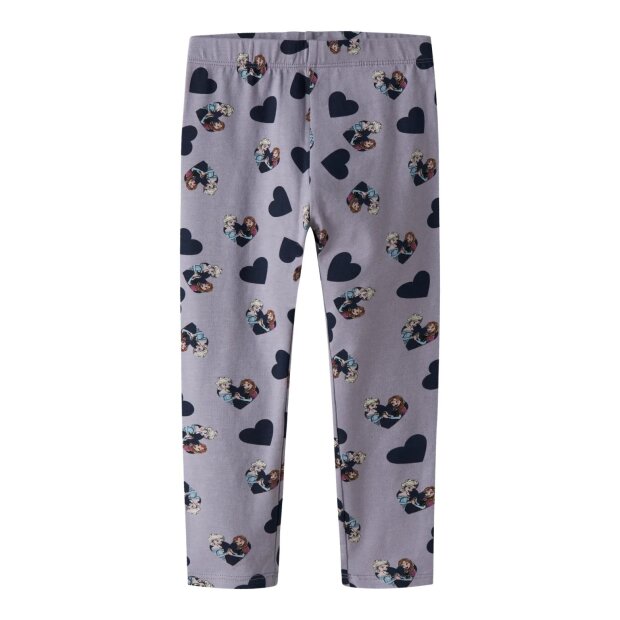 nameit Leggings Herzchen Frozen - Lavender Gray