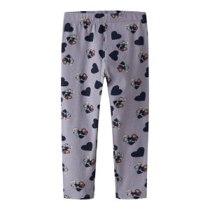 nameit Leggings Herzchen Frozen - Lavender Gray
