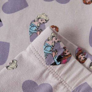 nameit Leggings Herzchen Frozen - Lilac Marble