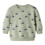 nameit Baby angerauter Pullover - Swamp Tractor