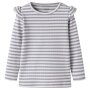 nameit langarm Oberteil Streifen - Lavender Gray Cloud Dancer