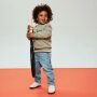 nameit angerauter Pullover Tennis Club - Shadow