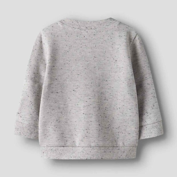 name it langarm Sweatjacke - Light Grey Melange