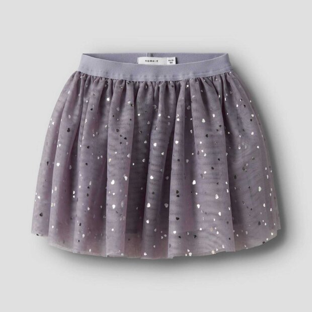 nameit Tüll Rock Herzchen - Lavender Gray