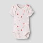 nameit 3er Pack Bodys kurzarm Herzchen - Carinaria