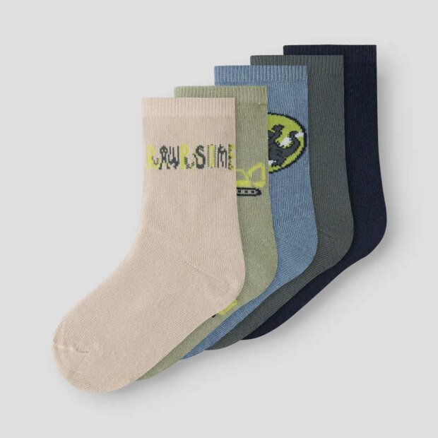 nameit 5er Pack Socken - Dino Tennis pumice stone
