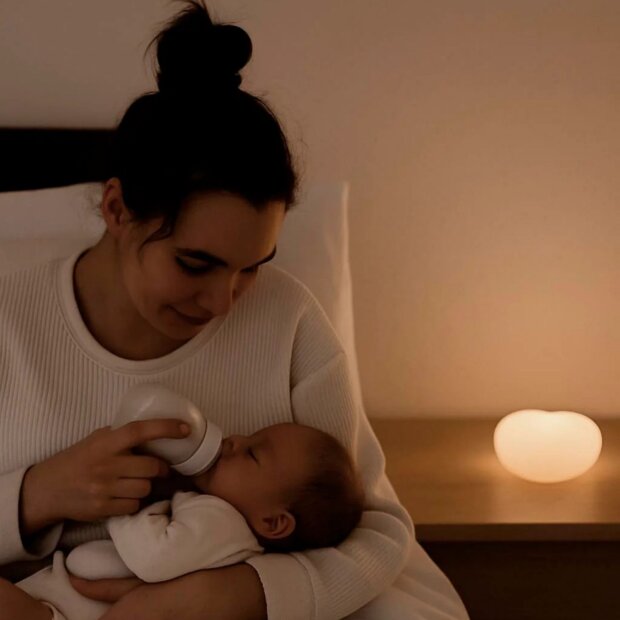 Flow Amsterdam Stilllicht Ruby - Altrosa wiederaufladbar
