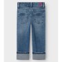 name it Straight Fold Jeans medium blue denim