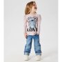 name it Straight Fold Jeans medium blue denim