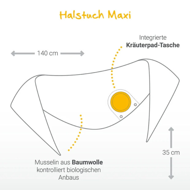 Löwenkind Halstuch Maxi altrosa ab ca. 12 Jahren, auch für Erwachsene