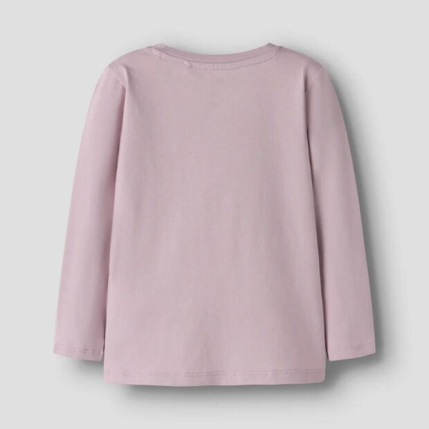 nameit langarm Bio-Baumwoll Oberteil Einhorn - dawn pink