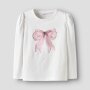 name it Shirt Schleife weiß