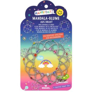 moses Happy Day Mandala - Blume aus Draht