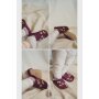 Hobea Krabbelschuhe - Kirschblüten lila