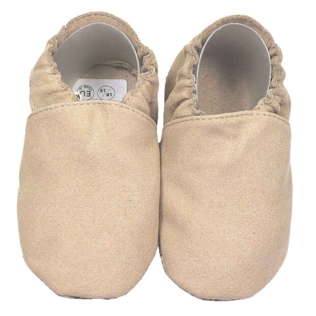 Hobea vegane, waschbare Kinderschuhe RecyStep - beige