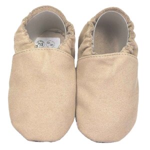 Hobea vegane, waschbare Kinderschuhe RecyStep - beige