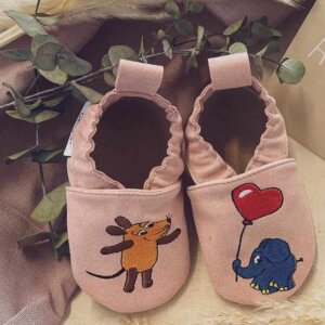 Hobea vegane, waschbare Kinderschuhe RecyStep - Maus mit...