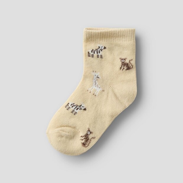 nameit 5er Pack Baby Socken - Safari summer sand