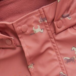 CeLaVi Basic - Regenbekleidungsset Pferde rosa