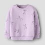 nameit angerautes Sweatshirt Glitzer Einhorn - Lavender Lily