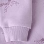 nameit angerautes Sweatshirt Glitzer Einhorn - Lavender Lily