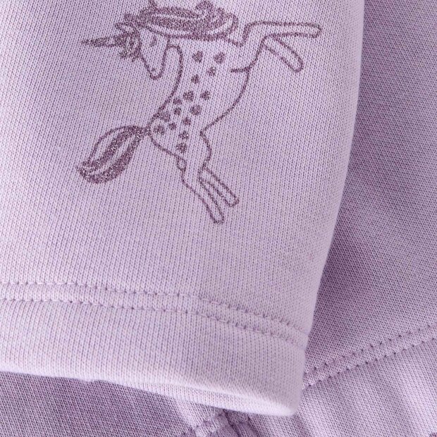 nameit angeraute Leggings Glitzer Einhorn - Lavender Lily