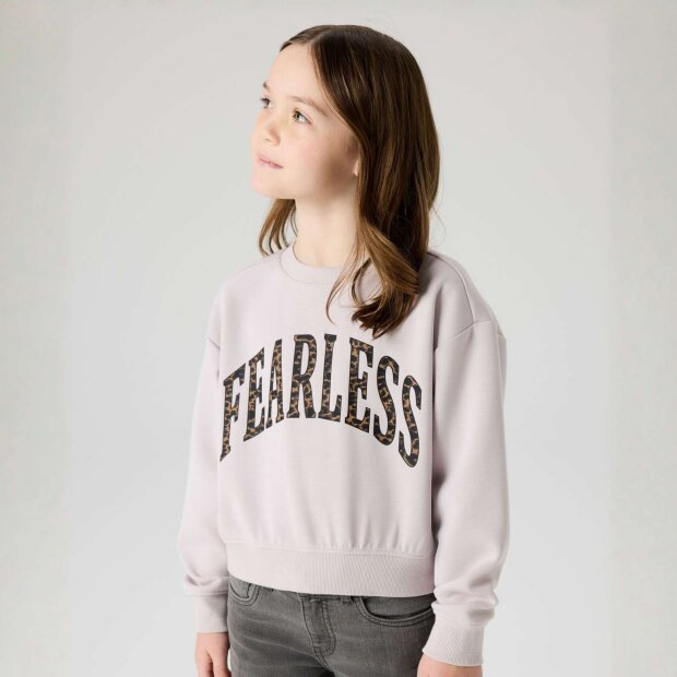 nameit regular fit Sweatshirt - Leopard Lilac Marble