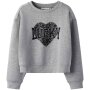 nameit regular fit Sweatshirt - Leopard Grey Melange