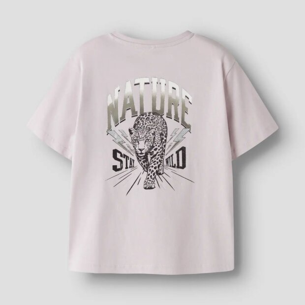 nameit regular fit T-Shirt -  wild & free Leopard Lilac Marble