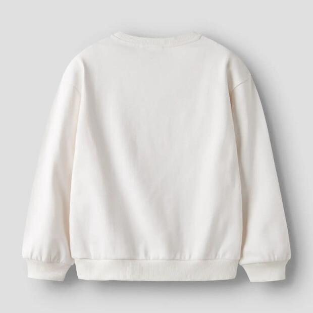 nameit angerautes Sweatshirt - Leopard cloud dancer