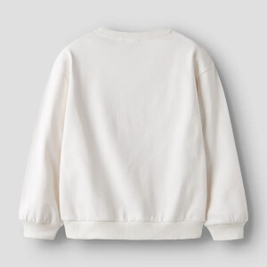 nameit angerautes Sweatshirt - Leopard cloud dancer