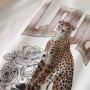 nameit angerautes Sweatshirt - Leopard cloud dancer