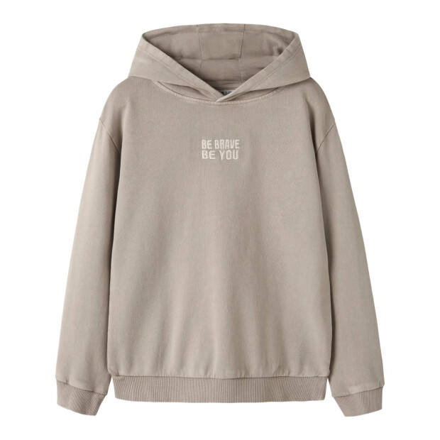 nameit Hoodie be brave be you - Vintage Khaki