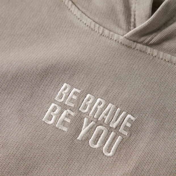 nameit Hoodie be brave be you - Vintage Khaki